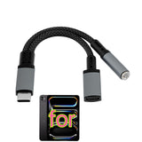USB-C to 3.5Mm Headphone Charger PD For iPad pro/mini 6, Mac book, Pixel 9 8 7 6