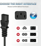 5ft AC Power Cable For PG-1500 Smokeless Electric Grill 3-prong Wire Lead