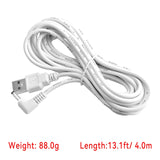 13FT Power Cable and Adapter for eufy SoloCam S340/eufyCam S3 Pro&SoloCam E30