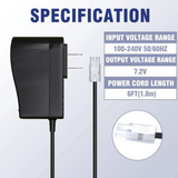 7.2V Battery Charger for Ariens Snow Blower (Replace 05079500) DC Power Supply