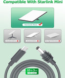 10FT USB C to DC Power Cable 100W Input USB Type C to DC Cable For Starlink Mini