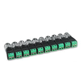 （10 Pack）BNC Balun Connector Coaxial/Cat5/6 to BNC Male Adapter