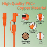 20FT 6M 8mm Extension Cable 14AWG For Anker 521 535 555 Power Station