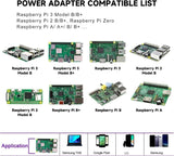 5V 3A Micro USB AC Adapter DC Wall Power Supply Charger for Raspberry Pi 3 3B p