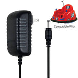 6V 1A Battery Charger for Ride On Cars, Adapter for Flybar Kidzone Bumper Car
