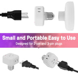 E26 4 Prong Design Light Bulb Socket Adapter