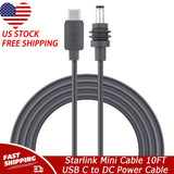 Starlink Mini Cable 10FT Starlink Mini USB C to DC Power Cable Cord 100W Input