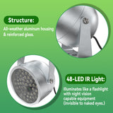 48-LED Illuminator IR Infrared Night Vision Light for Security CCTV Camera