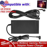 AC Adapter For BenQ MOBIUZ EX3210R Gaming Monitor Charger Power Cord 19V 120W US