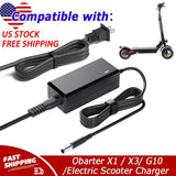 AC Adapter Battery Charger for Obarter X1 / X3/ G10 / Electric Scooter