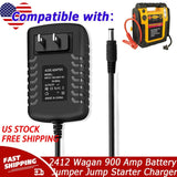 Charger AC Adapter for 2412 Wagan 900 Amp Portable Battery Jumper Jump Starter