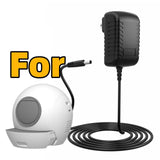 12VDC Power Adapter for Hillpig Self-Cleaning Cat Litter Box Charger