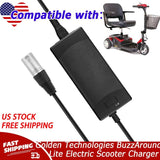 24V 2A AC Adapter For Golden Technologies BuzzAround Lite Electric Scooter