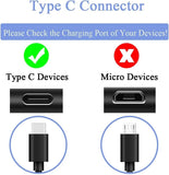 USB C Fast Charging Cord For TOZO T12 NC9 NC7 NC2 G1 A1 T12 Pro W1 W3 W8 PB2,3A