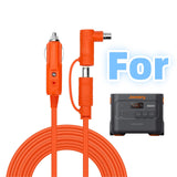 DC 8mm Car Charger Cable 14AWG 12V/24V for Jackery Explorer 1000 Plus/Pro/1000