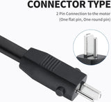 3ft 2-Pin DC Cable for Limoss Akku Pack MC160/ZB-B1800 Lift Chair Recliner Power