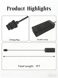 53.5V 2A Scooter Charger for NIU KQi3,KQi3 Pro/Sport/Max/KQi2 KQi2 Pro KQi1 KQi