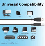 6ft USB Cable Cord Lead for Pioneer DDJ-SX DDJSX Serato DJ Pro Controller Mixer