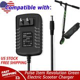 24V AC Adapter for Pulse Item Revolution Green Electric Scooter Power Supply PSU