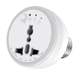 2 PCS E26/E27 Light Socket Outlet Adapter with 3 Auto Smart Timer Setting ,Light