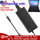 AC Adapter Charger for Gateway M7301 M-7301 M1634U 90w Laptop Power Cord Supply