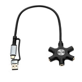 USB C to 3.5mm Audio Jack Aadpter for Samsung Galaxy S22/S21/S20,MacBook Air/Pro