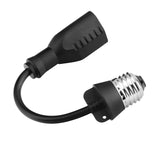 3 Outlet Light Socket Adapter,Convert E26/E27 Bulb Socket to 3 Prong Outlet
