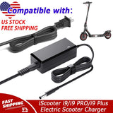 42V 2A AC Adapter Compatible with iScooter i9/i9 PRO/i9 Plus Electric Scooter