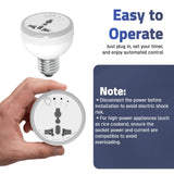 E26/E27 Light Socket Extender Lamp Bulb Extension Screw Base Converter Adapter