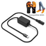 USB-C to DC 12V Heated Jacket Adapter Fit Milwaukee M12 AEG Ryobi