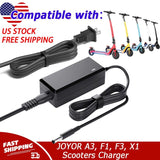 AC Adapter for JOYOR A3, F1, F3, X1 Scooters Using 36V Battery Power Supply