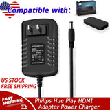 AC/DC Adapter For Philips Hue Play HDMI Sync Box Surround Lighting System 555227