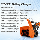 Snow Blower Battery Charger 7.2v for Ariens ST28DLE ST36DLE Deluxe 30 Platinum