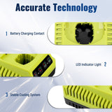 P117 Battery Charger for Ryobi ONE+ 12V-18V Lithium NiMH NiCd Batteries