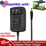 12V AC Adapter DC Power Supply Cord For Aqueon Aquaticlife Aquarium LED Lights