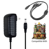 4.5V AC Adapter for Lemax 74705 74706 74707 Spooky Town Christmas Village