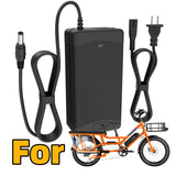 54.6V 2A Adapter for RAD RadMission Series Rad Mission 1  4 48V  Lithium Battery