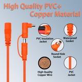 14AWG 10FT Extension Cable For GZ Yeti / Anker / Jackery Portable Power Station