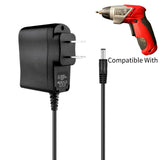 4.8V AC Charger Power Adapter for Hyper Tough AQ70008G Cordless Screwdriver