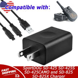 5V Charger for SportDOG SD-425 SD-425S SD-425CAMO and SD-825 SD-825X