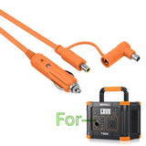 12V/24V 2M Car Charger 14AWG DC7909+8020 Plug for GRECELL 288Wh 300W Generator