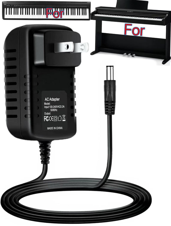 🎅AC Adapter For Kawai ES120 KDP75 KDP75B KDP75W 88-key Digital Piano Power