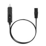 Black 12V Lead Cable Plug Wire 2Pin Charger For Car Cooler Cool Box Mini Fridge