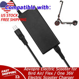 42V Charger for Aovopro Scooter for Bird Air/ Flex / One 36V Electric Scooter