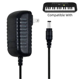 9.5V AC Adapter for Casio SA-47 SA-76 WK-220 XW-P1
