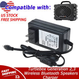 15V 3A Charger For Turtlebox Generation 2,3 Wireless Bluetooth Speakers Model