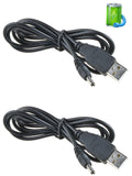 2Pack Charger Cable For NuFace Mini Facial Fairywill FW-917 DNSLY Caytraill