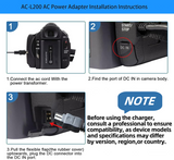 AC Adapter Charger for Sony HandyCam DCR-TRV130 DCR-TRV940 DCR-TRV950 Power Cord