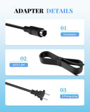 18V 2.5A Power Adapter for Behringer XENYX (502, 802, 1002),PSV3UL, MXVL3 MX60