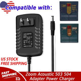 AC Adapter Charger For Zoom Acoustic 503 504 504II 505 505II Power Supply Cord